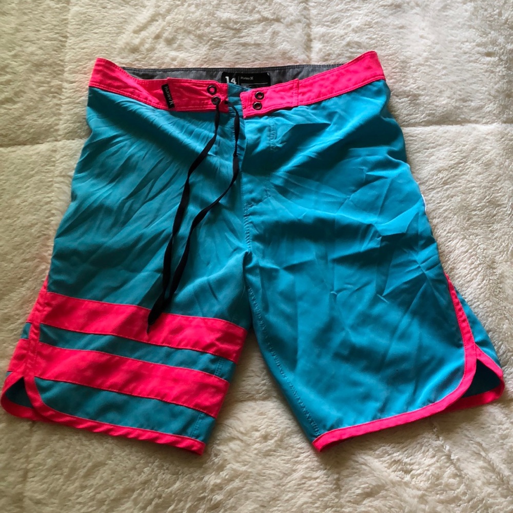 Hurley swim shorts size 14 boys